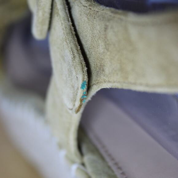 Veronica Beard Wedge Heels Womens 10 Yellow Sandal Boho Chic Comfort Designer - Picture 8 of 12